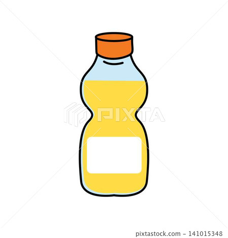 vegetable oil bottle illustration vegetable oil bottle illustration 141015348