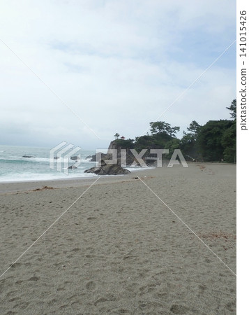 Katsurahama Beach and Ryuo Cape after the typhoon. Katsurahama Beach and Ryuo Cape after the typhoon. 141015426