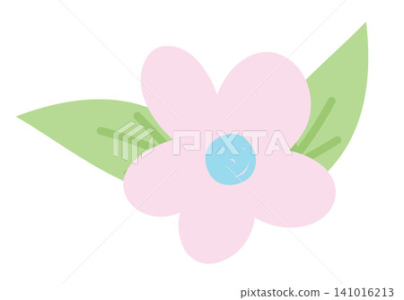 Illustration of pink flower with green leaves for floral print, nature, garden, spring time, summer vibes, plants, tree, blossom, blooming, home backyard, picnic, park, outdoor, house, vase decoration Illustration of pink flower with green leaves for floral print, nature, garden, spring time, summer vibes, plants, tree, blossom, blooming, home backyard, picnic, park, outdoor, house, vase decoration 141016213