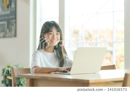 Girls taking online classes Girls taking online classes 141016573
