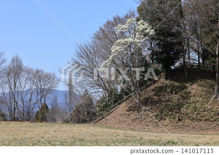 從埼玉縣大里郡寄居町眺望八形城遺址。 從埼玉縣大里郡寄居町眺望八形城遺址。 141017115