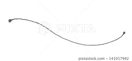 Line with a thin watercolor pen, wavy line 2 Line with a thin watercolor pen, wavy line 2 141017992