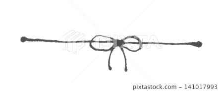 Ribbon lines drawn with a thin watercolor pen Ribbon lines drawn with a thin watercolor pen 141017993