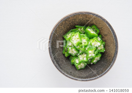 chopped okra chopped okra 141018050