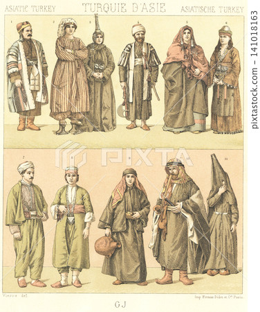安納托利亞傳統服飾插圖 安納托利亞傳統服飾插圖 141018163