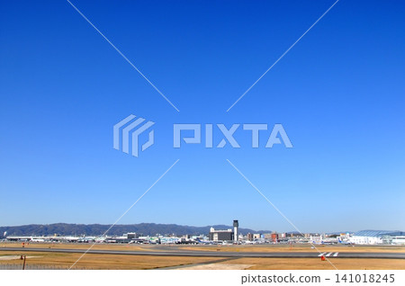 A panoramic view of Itami Airport from Sky Park A panoramic view of Itami Airport from Sky Park 141018245