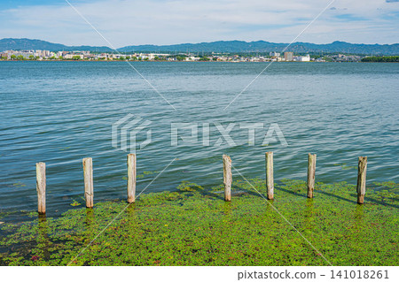 琵琶湖景色，滋賀郡大津市 141018261