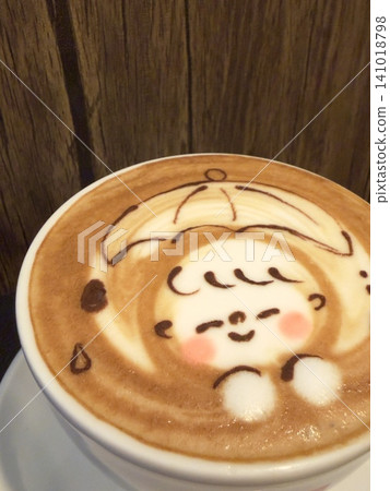 下雨天的拉花藝術 下雨天的拉花藝術 141018798
