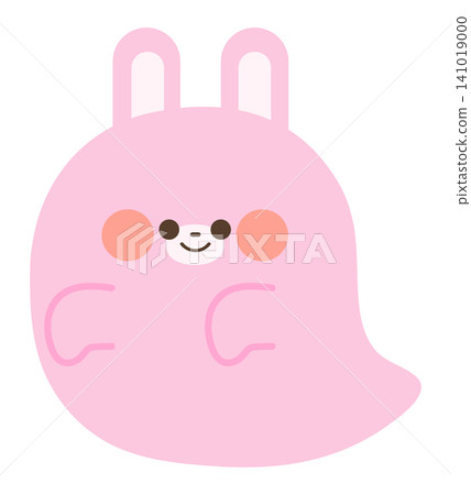 Cute rabbit ghost Cute rabbit ghost 141019000