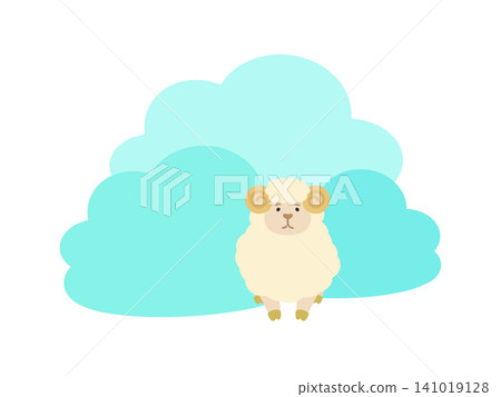 綿羊與雲朵(插圖) 綿羊與雲朵(插圖) 141019128