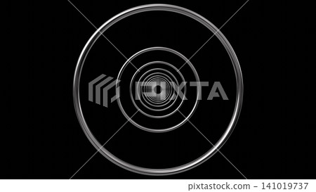 multiple circle shaped silver metal overlay background 3D Rendering multiple circle shaped silver metal overlay background 3D Rendering 141019737
