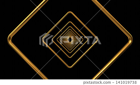 multiple diamond shaped gold metal overlay background 3D Rendering multiple diamond shaped gold metal overlay background 3D Rendering 141019738