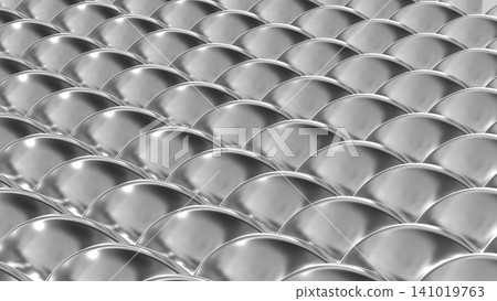 silver metal waves pattern 3D Rendering silver metal waves pattern 3D Rendering 141019763
