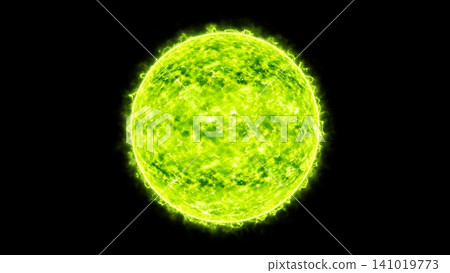 Burning Massive Green Star Burning Massive Green Star 141019773