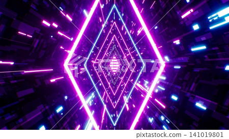 Flowing Neon Sci Fi Data Cyberspace Wall Flowing Neon Sci Fi Data Cyberspace Wall 141019801