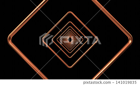 multiple bronze shaped gold metal overlay background 3D Rendering multiple bronze shaped gold metal overlay background 3D Rendering 141019835