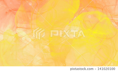 Orange and yellow alcohol ink-style abstract background, vibrant gradient texture material. Orange and yellow alcohol ink-style abstract background, vibrant gradient texture material. 141020100