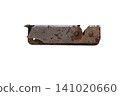 A rusty can opener and a knife sharpener 141020660