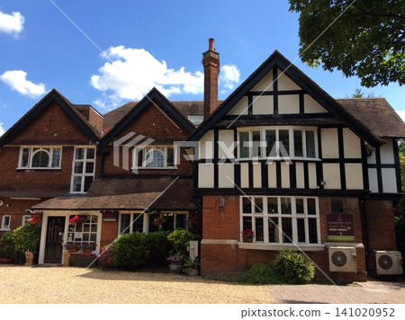 Travel in England: Half-timbered architecture and warm red brick mansions Travel in England: Half-timbered architecture and warm red brick mansions 141020952