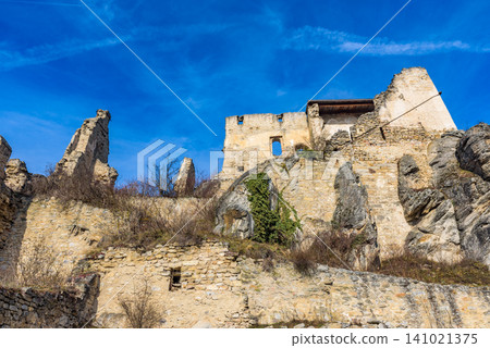 Dürnstein Castle Ruins, World Heritage Site, Cultural Landscape of the Wachau Valley (Austria) Dürnstein Castle Ruins, World Heritage Site, Cultural Landscape of the Wachau Valley (Austria) 141021375