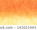 Orange Japanese paper close-up cloud dragon pattern 141021443
