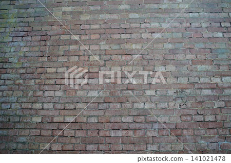 Red brick wall texture, antique brick background material. Red brick wall texture, antique brick background material. 141021478