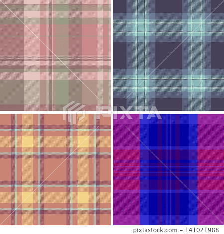 Decorative Halloween plaid set for gift accessories. Suitable for tags, inserts, and packaging details. Seamless vectors align perfectly. Decorative Halloween plaid set for gift accessories. Suitable for tags, inserts, and packaging details. Seamless vectors align perfectly. 141021988