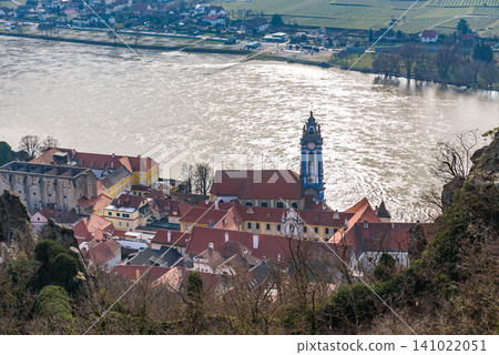 Blue Tower (Dürnstein), World Heritage Site, Cultural Landscape of the Wachau Valley (Austria) Blue Tower (Dürnstein), World Heritage Site, Cultural Landscape of the Wachau Valley (Austria) 141022051