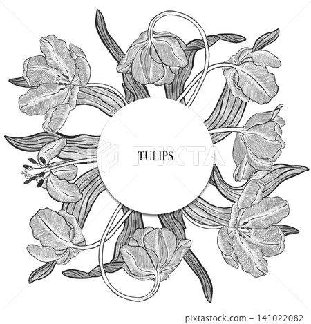 tulip, flowers, seamless 141022082
