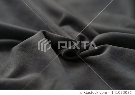 Closeup photo of cotton footer fabric for clothing Closeup photo of cotton footer fabric for clothing 141023085