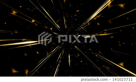 Fast Speed Effect of Electric Yellow Falre Light Streak Fast Speed Effect of Electric Yellow Falre Light Streak 141023711