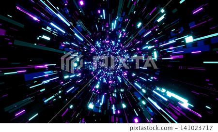 Flowing High Tech Digital Particle Flowing High Tech Digital Particle 141023717