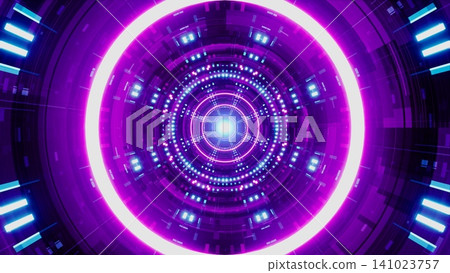 neon tunnel of cyber transport systems neon tunnel of cyber transport systems 141023757