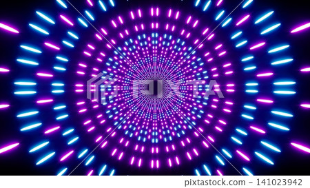 Purple and Blue Colored Dotted Lights Purple and Blue Colored Dotted Lights 141023942