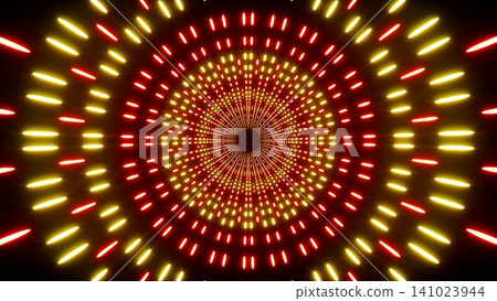 Red and Yellow Colored Dotted Lights Red and Yellow Colored Dotted Lights 141023944