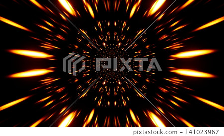Symmetrical Fire Spark Particles Overlay Effect Symmetrical Fire Spark Particles Overlay Effect 141023967