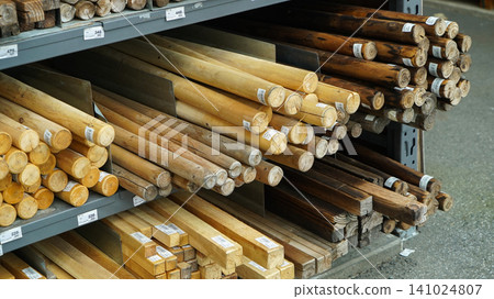 Various Wooden Rod Products Sold at Japanese Warehouse Club Various Wooden Rod Products Sold at Japanese Warehouse Club 141024807
