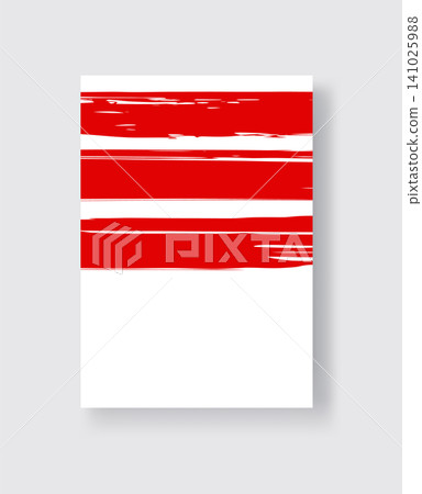 Abstract ink brush banners with grunge effect Abstract ink brush banners with grunge effect 141025988