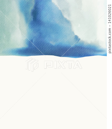 Soft blue watercolor abstract vector texture Soft blue watercolor abstract vector texture 141026021