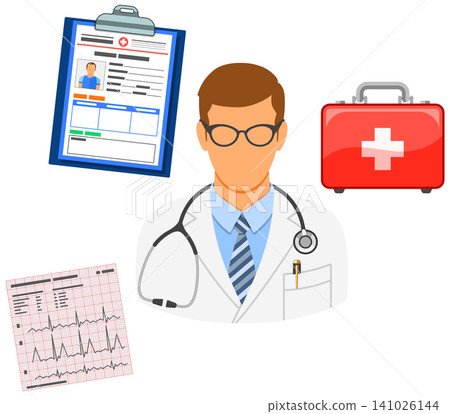 Medical doctor square banner Medical doctor square banner 141026144