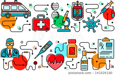 Medicine and Healthcare Banners Medicine and Healthcare Banners 141026180