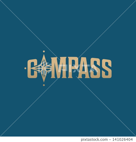 modern minimalist line art compass icon logo template vector illustration design modern minimalist line art compass icon logo template vector illustration design 141026404