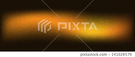 Grain background with golden wavy light line on dark brown. Black and yellow gradation. Smooth heat light gradient overlay and blur abstract textured noise effect. Grainy dust warm vibrant backdrop Grain background with golden wavy light line on dark brown. Black and yellow gradation. Smooth heat light gradient overlay and blur abstract textured noise effect. Grainy dust warm vibrant backdrop 141026570