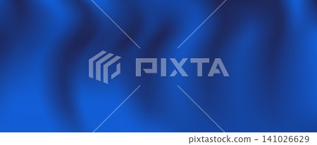 Smooth deep wavy gradient with navy folds and soft flowing blue waves on a winter sky. Dreamy deep gradation and gentle wind smoke drift at night. Vector blue background for an elegant sale banner Smooth deep wavy gradient with navy folds and soft flowing blue waves on a winter sky. Dreamy deep gradation and gentle wind smoke drift at night. Vector blue background for an elegant sale banner 141026629