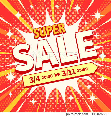 A square red banner with customizable date and time settings, featuring focus lines, sea urchin flash, and glitter effects for sales announcements. A square red banner with customizable date and time settings, featuring focus lines, sea urchin flash, and glitter effects for sales announcements. 141026689