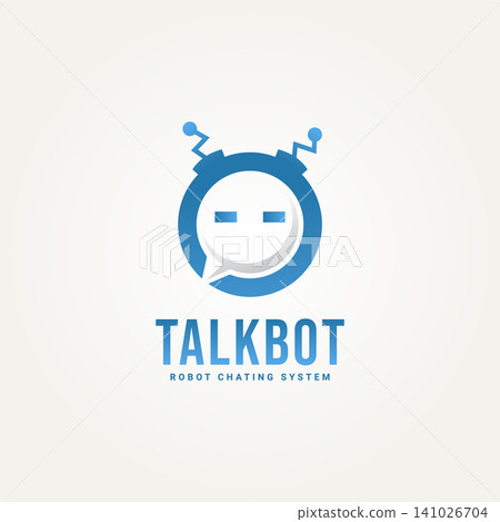 chat bot AI messenger icon logo template vector illustration design. modern virtual smart assistant and customer service support logo concept chat bot AI messenger icon logo template vector illustration design. modern virtual smart assistant and customer service support logo concept 141026704