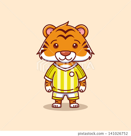 minimalist cute lion animal wearing soccer shirt cartoon flat icon vector Illustration design. simple modern cute lion isolated flat cartoon style minimalist cute lion animal wearing soccer shirt cartoon flat icon vector Illustration design. simple modern cute lion isolated flat cartoon style 141026752
