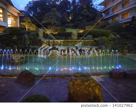 風景、日式庭園、燈光 141027962