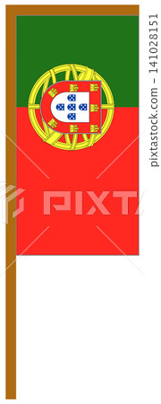 Portugal Flag Icon Set with Various Shapes and Banners 141028151