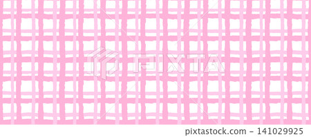 Watercolor baby pattern with pink grid squares on light background, seamless soft check design. Perfect for fabric or wrapping paper. Drag to swatches panel to use. Watercolor baby pattern with pink grid squares on light background, seamless soft check design. Perfect for fabric or wrapping paper. Drag to swatches panel to use. 141029925